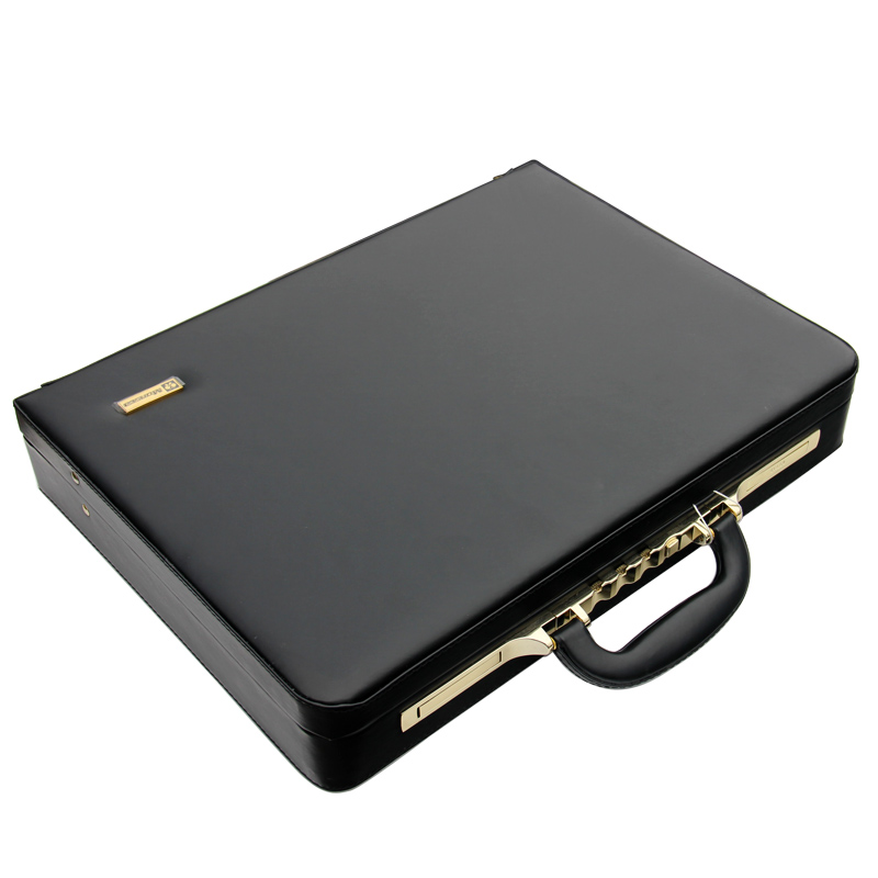Laptop Accessories Organizer Bag - Koper Roda Putar Kulit PU Mewah