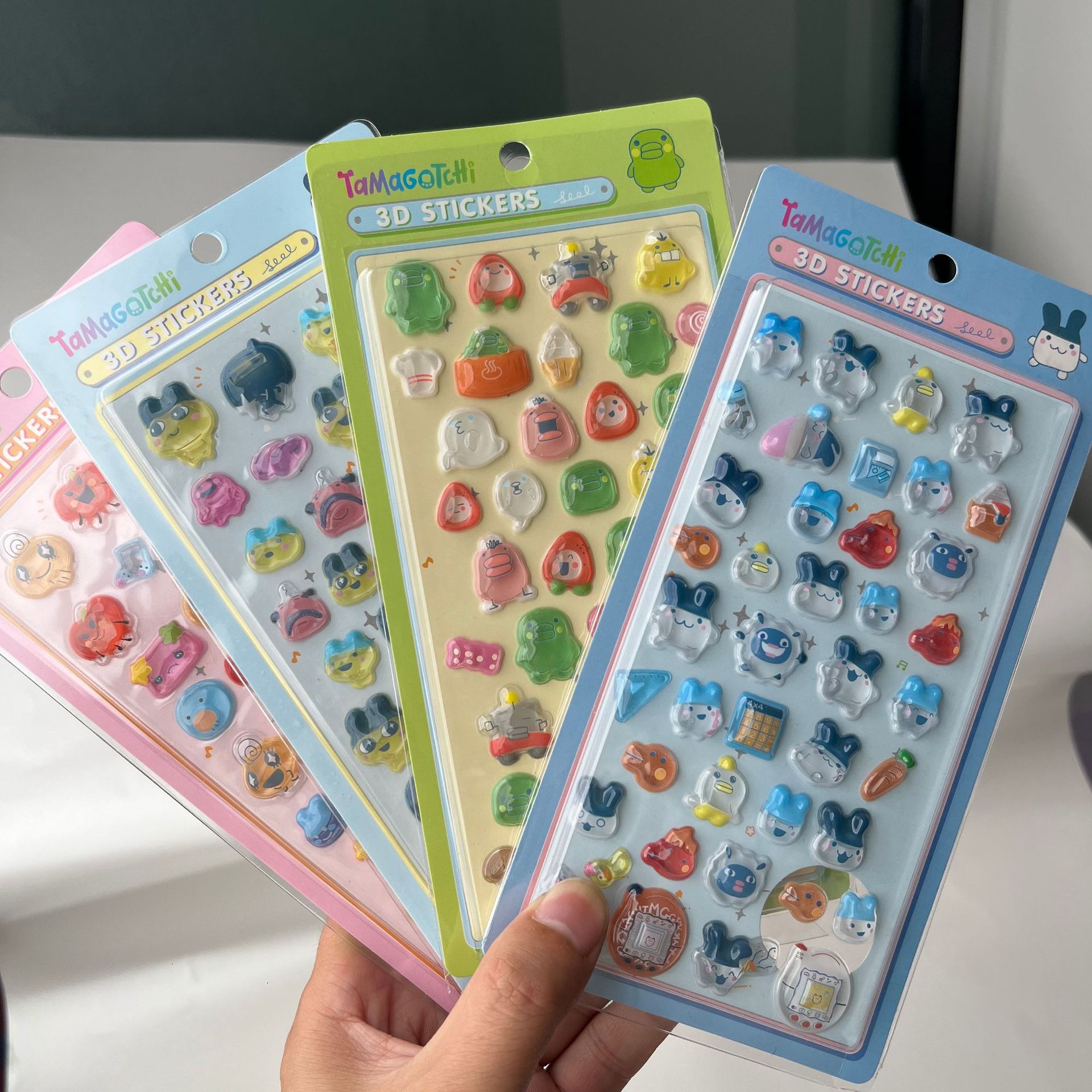 Laptop Accessories Cute - Stiker 3D Tamagotchi Lucu Retro Digital