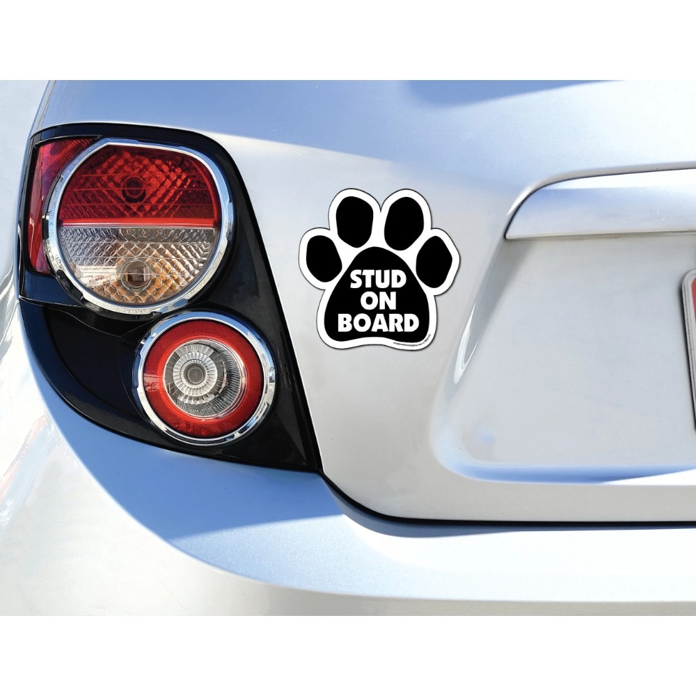 Stud On Board Paw Cute Car Lap - Laptop Accessories Online ulasan dan harga