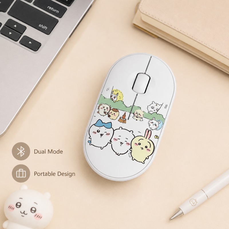 Mouse Nirkabel Bluetooth Chiik - Laptop Accessories Cute ulasan dan harga