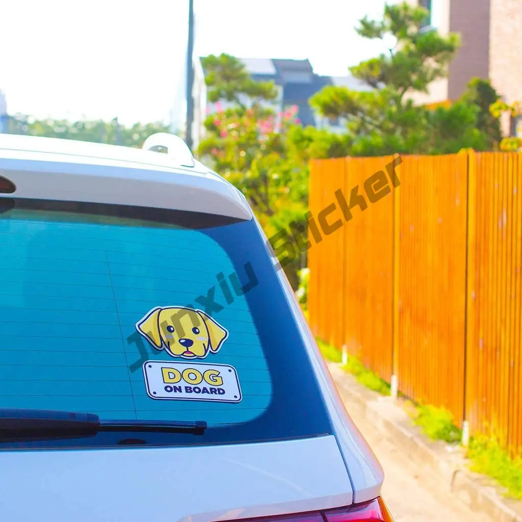 Stiker anjing di papan mobil,  - Laptop Accessories Online ulasan dan harga