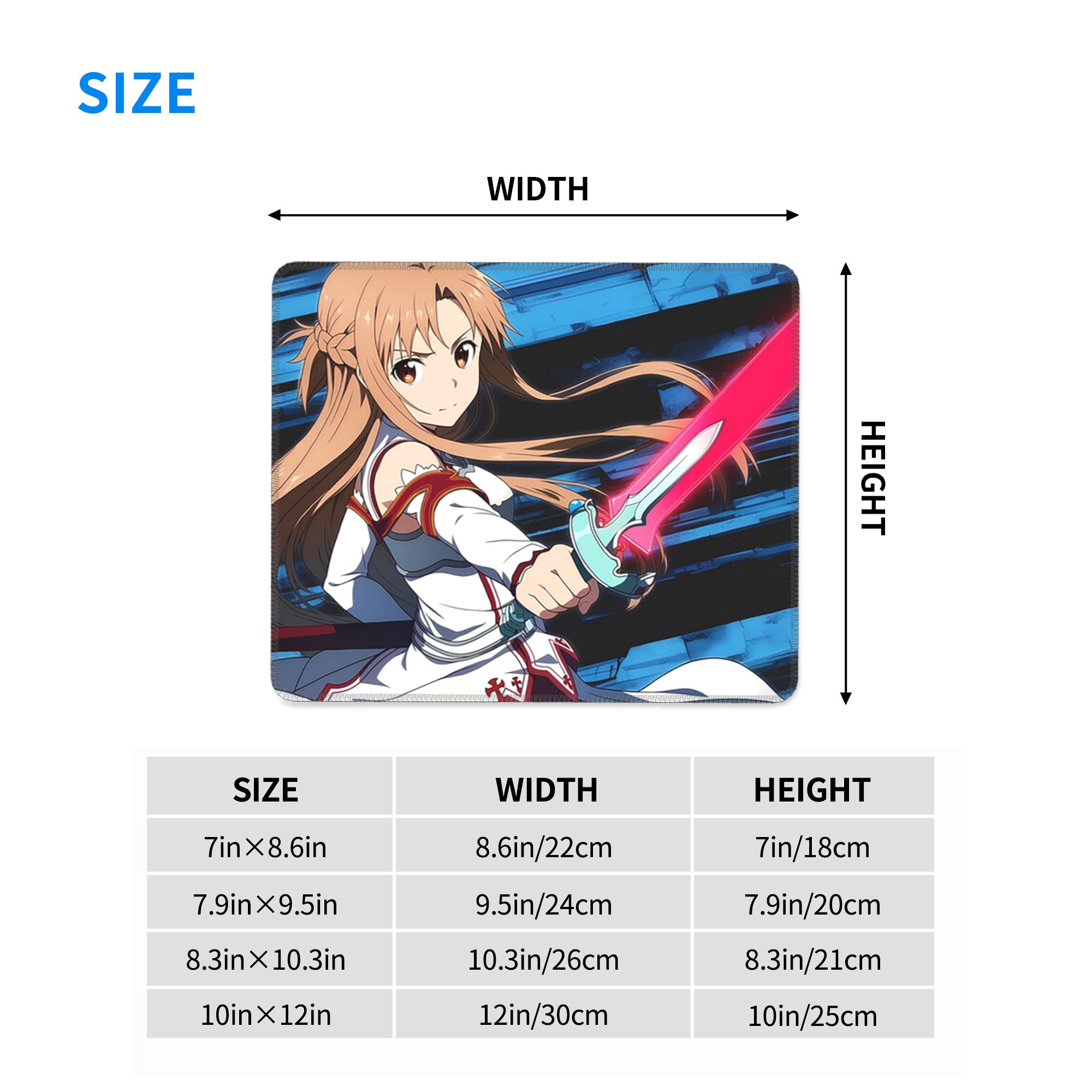Sword Art Online Sao Yuuki Asu - Laptop Accessories Online ulasan dan harga