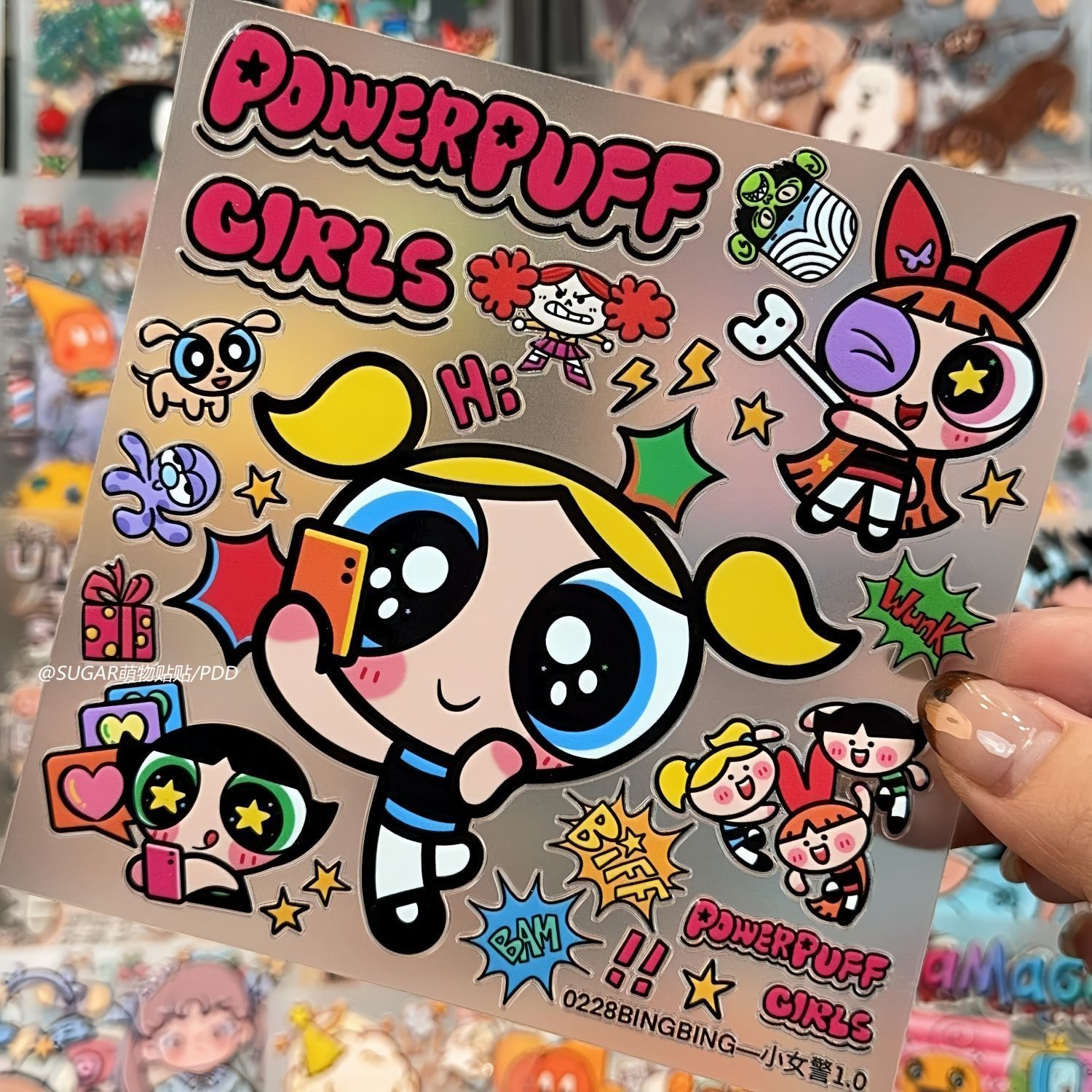Stiker Karakter Powerpuff Girl - Laptop Accessories Toy ulasan dan harga