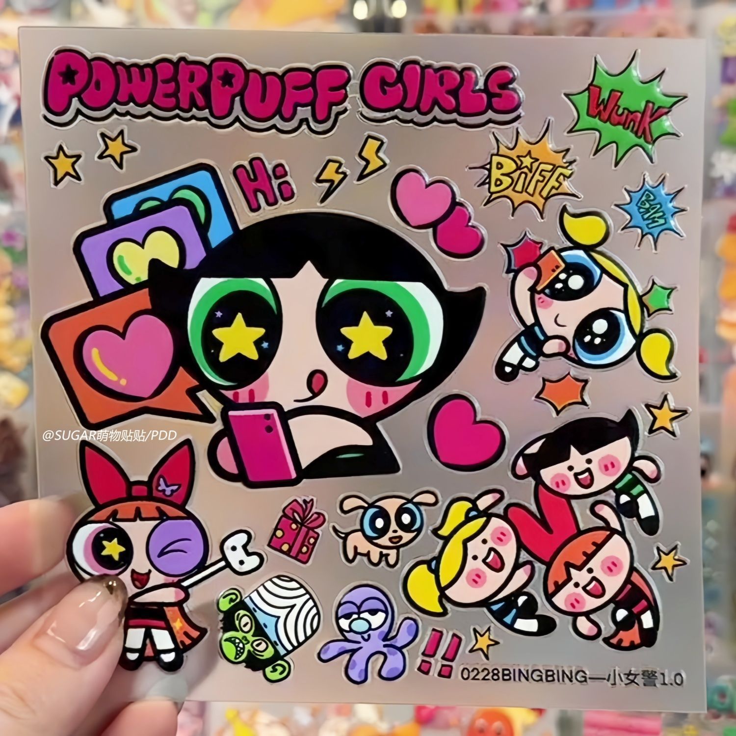 Stiker Karakter Powerpuff Girl - Laptop Accessories Toy ulasan dan harga