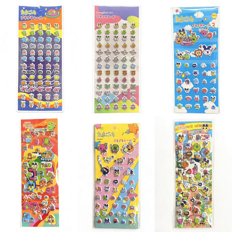 6 Buah Stiker Gelembung Kartun - Laptop Accessories Toy ulasan dan harga