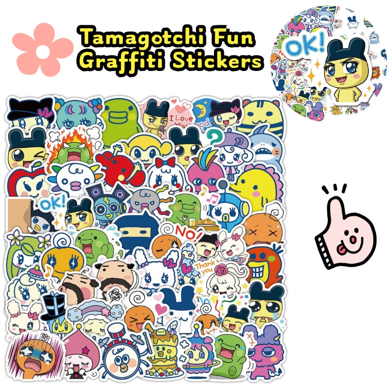 Stiker Tamagotchi Jepang Hewan - Laptop Accessories Toy ulasan dan harga