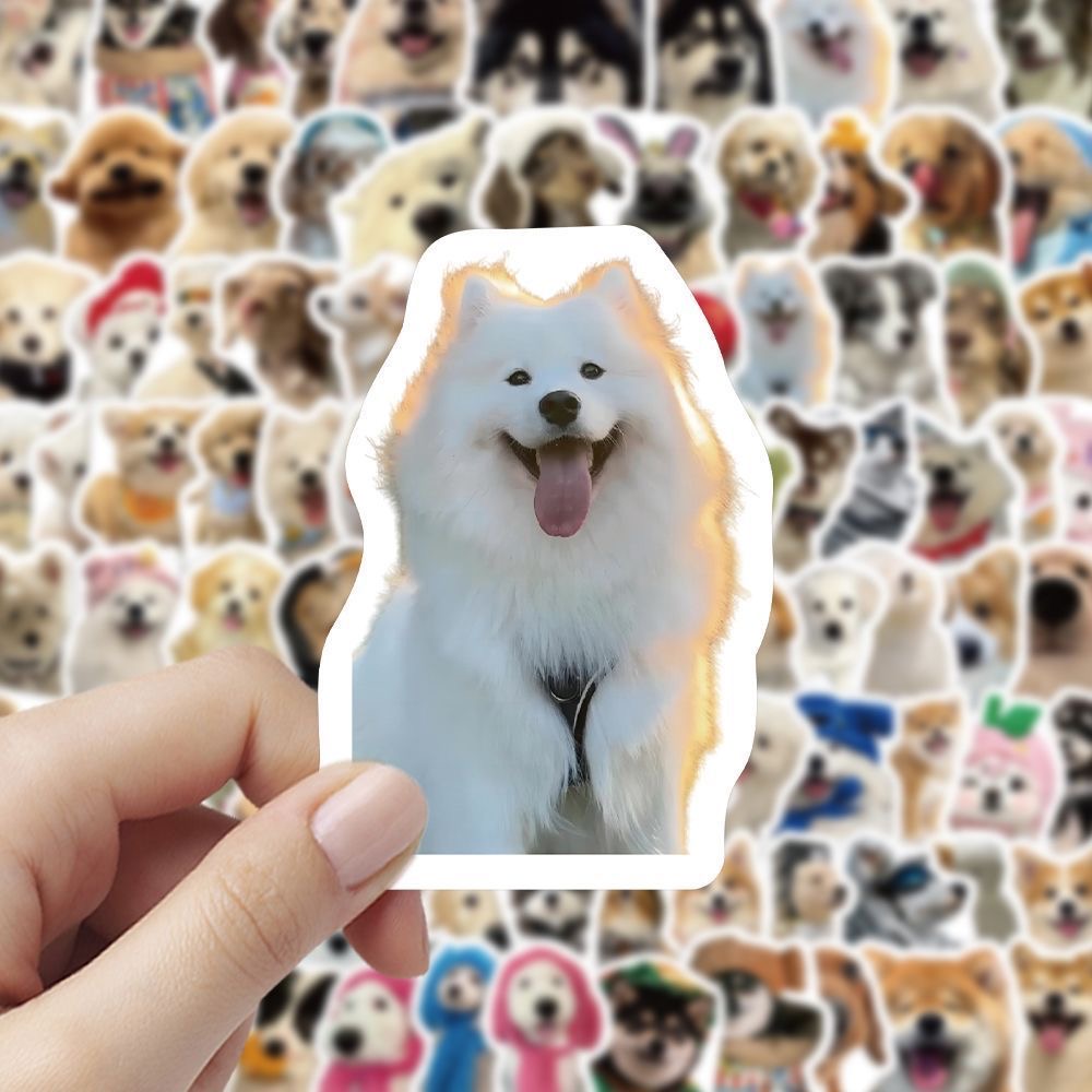 102Pcs Stiker Anjing Realistis - Laptop Accessories Cute ulasan dan harga