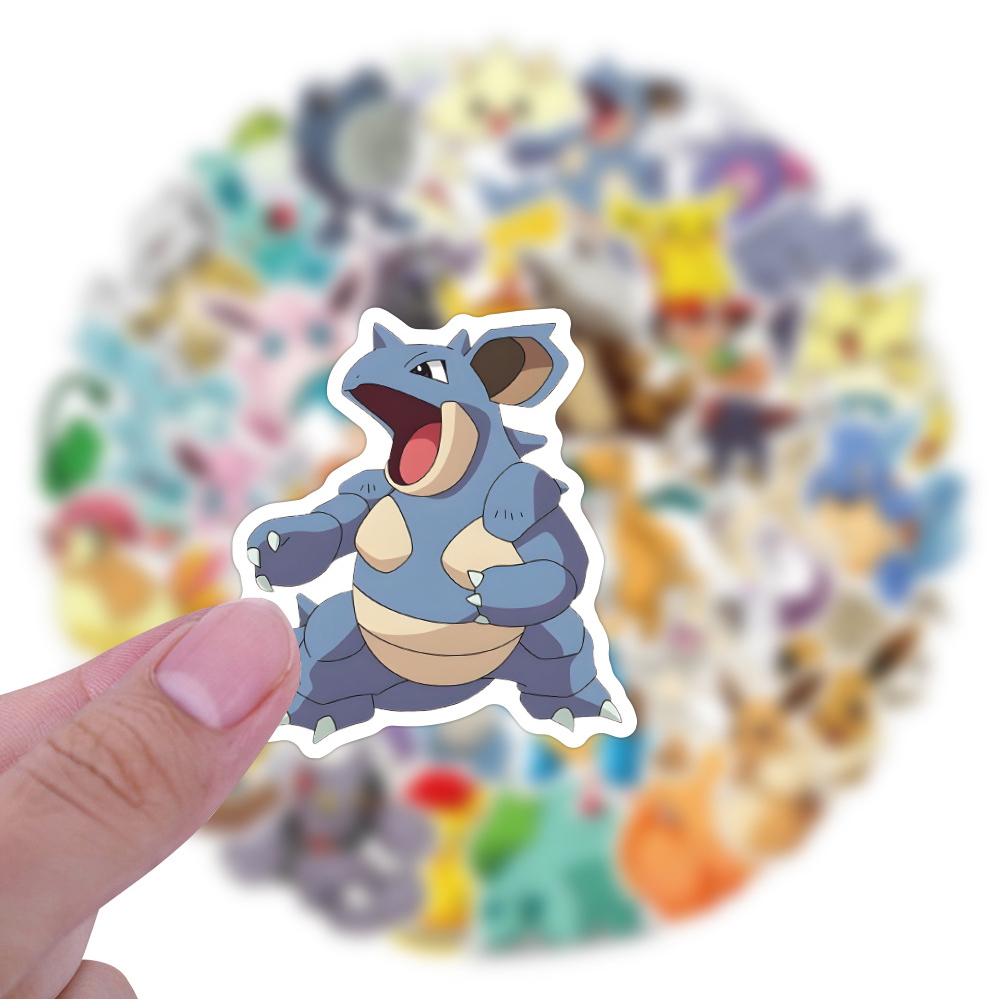 50/60 Buah Stiker Pokemon Anim - Laptop Accessories Cute ulasan dan harga