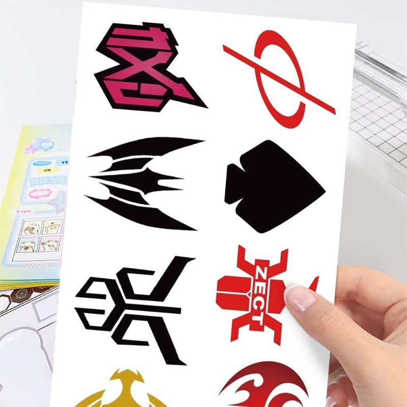 60 Lembar Stiker Logo Kamen Ri - Laptop Accessories Toy ulasan dan harga
