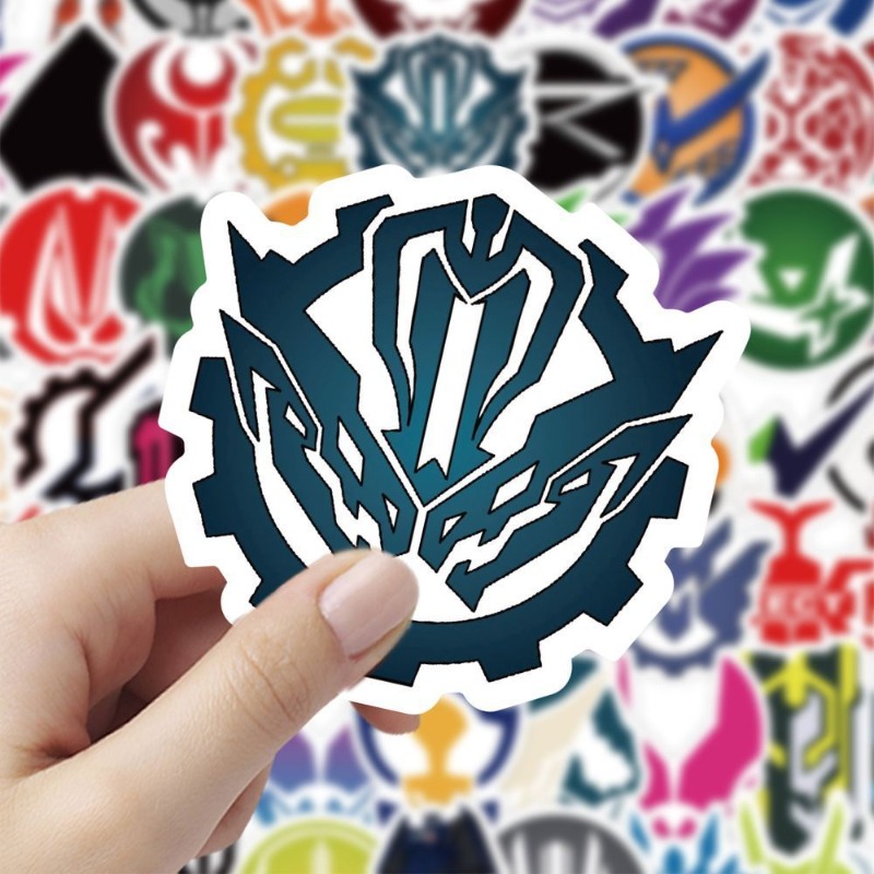 60 Lembar Stiker Logo Kamen Ri - Laptop Accessories Toy ulasan dan harga